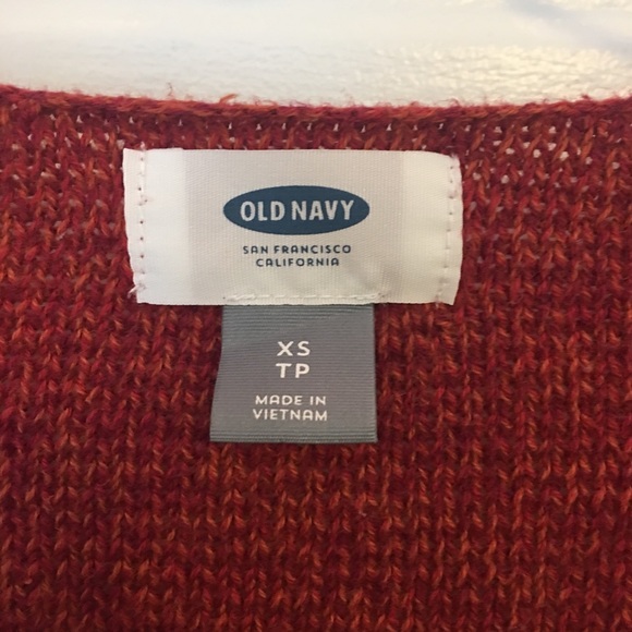 Old Navy Red/Orange Sweater - Picture 4 of 5